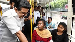 CM Stalin, Deputy CM Take Public Bus Ride In Chennai To Mark 4 Years Of DMK Govt—IN PICS