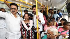 CM Stalin, Deputy CM Take Public Bus Ride In Chennai To Mark 4 Years Of DMK Govt—IN PICS