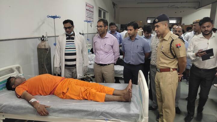 घायल लोगों को एम्बुलेंस के जरिए आरबीएम अस्पताल पहुंचाया गया.