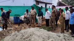 ஒரு வாரத்திற்கும் மேலாக காணாமல் போனவர் வீட்டின் முன்பு புதைக்கப்பட்ட சம்பவத்தால் அதிர்ச்சி