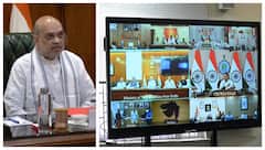 తెలంగాణ, ఏపీ సీఎంలు, డీజీపీలతో అమిత్‌షా అత్యవసర వీడియో కాన్ఫెరెన్స్‌