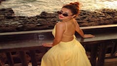 Avneet Kaur Photos: યલો બેકલેસ ડ્રેસ અને બ્લેક ચશ્મામાં અવનિતનો ગોર્જિયસ અવતાર