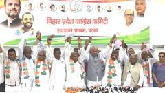 बिहार में चुनाव से पहले BJP-JDU को बड़ा झटका, 2 दिग्गज नेताओं के साथ सैकड़ों समर्थक कांग्रेस में शामिल