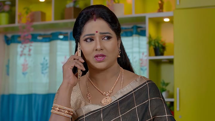 వెంటనే కావ్యకు కాల్ చేసిన అపర్ణ..సీతారామయ్య రాజ్ తో మాట్లాడుతారు అని చెబుతుంది. వీడియోకాల్ లో మీరు కనిపించకుండా జాగ్రత్తపడండి అంటుంది.