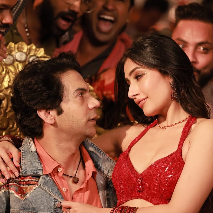 The film starring Rajkummar Rao and Wamiqa Gabbi in lead roles along with an ensemble star cast including actors Sanjay Mishra, Raghubir Yadav and Seema Pahwa, releases in theatres on May 9. (All Image: Dhanashree Verma/Instagram.)