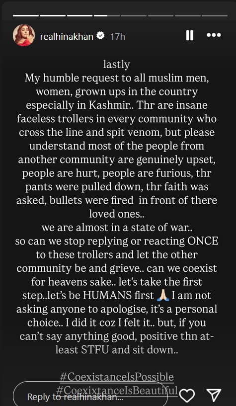 Kashmir Rape and Murder Case: हिना खान ने किया रिएक्ट, शराब को बहाना बनाने वाले लोगों पर फूटा गुस्सा, बोलीं- राक्षस हर जगह होते हैं