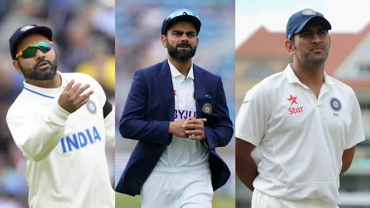 क्या भारत के बेस्ट टेस्ट कप्तान थे रोहित शर्मा? देखें उनकी कप्तानी में टीम इंडिया का रिजल्ट was rohit sharma best test captain india has ever had rohit sharma test captaincy record comparison virat kohli ms dhoni after rohit sharma test retirement क्या भारत के बेस्ट टेस्ट कप्तान थे रोहित शर्मा? देखें उनकी कप्तानी में टीम इंडिया का रिजल्ट
