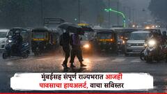 मुंबईसह संपूर्ण महाराष्ट्रात आजही तीव्र पावसाचे अलर्ट; पुढील 4 दिवस हवामान कसे? IMD चा सविस्तर अंदाज