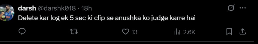 विराट कोहली को Anushka Sharma ने किया इग्नोर, यूजर्स बोले- अवनीत के कांड के बाद भाभी नाराज हैं