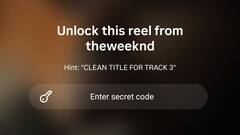 The Weeknd Drops Exclusive Teaser With Secret-Code Reels With Instagram’s New Feature