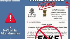 যুদ্ধ পরিস্থিতির কারণে দেশে সমস্ত পরীক্ষা বাতিল করা হয়েছে ? আসল তথ্য জানাল UGC