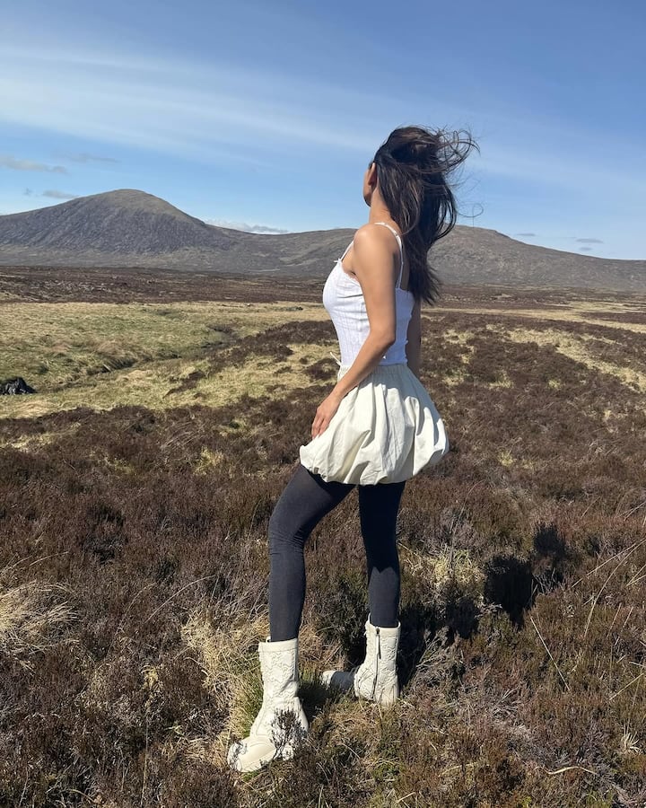 Captioning her photos with poetic lines, Mouni reflected her love for nature and fashion in equal measure. (All Images: Instagram/imouniroy)