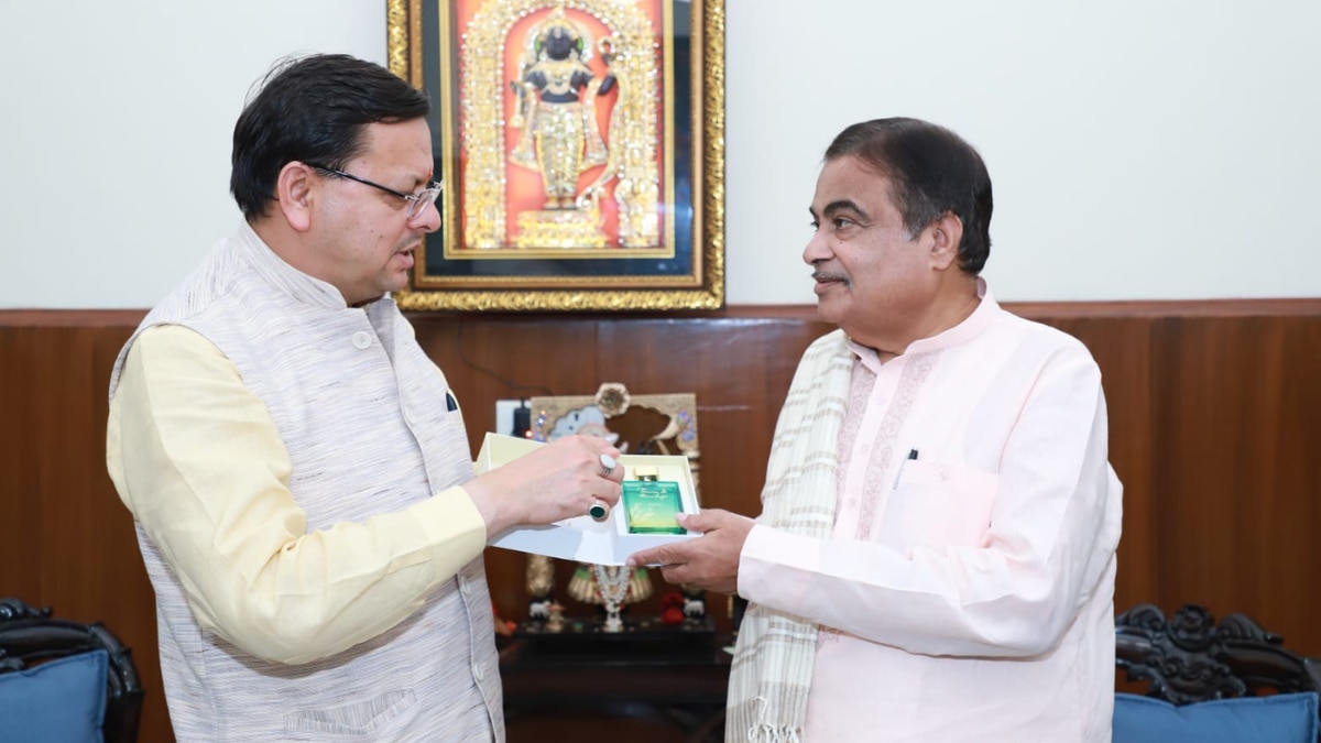 CM धामी की केंद्रीय मंत्री नितिन गडकरी से मुलाकात, सड़क परियोजना को लेकर रखी ये मांग