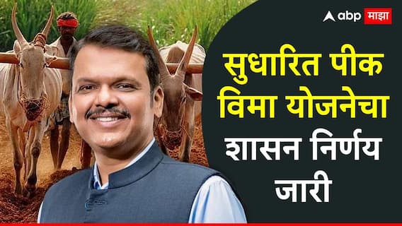 मोठी बातमी, सुधारित पीक विमा योजनेचा शासन निर्णय जारी, आता पीक विम्यासाठी शेतकरी हिस्सा घेतला जाणार, जाणून घ्या नवे बदल