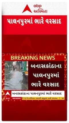 Palanpur Rain: પાલનપુરમાં ખાબક્યો વરસાદ, નીચાણવાળા વિસ્તારોમાં ભરાયા પાણી