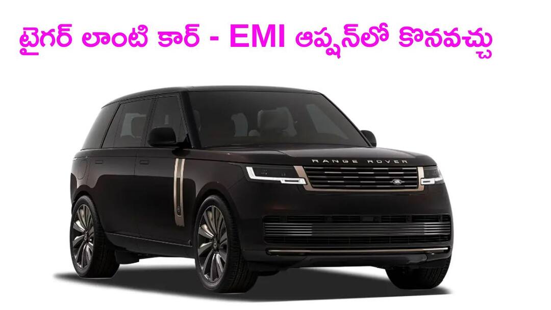 you can buy Range Rover Ranthambore Edition with a bank loan How much EMI do you have to pay Range Rover Ranthambore: పులి లాంటి 'రేంజ్ రోవర్ రణ్‌థంబోర్‌ ఎడిషన్‌'ను లోన్‌పై కొనొచ్చు, EMI ఎంత చెల్లించాలంటే?