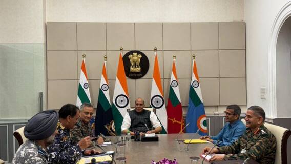 Rajnath Singh In Key Meet With Chiefs Of Armed Forces As Indo-Pak Conflict Escalates, Cancels Patna Visit
