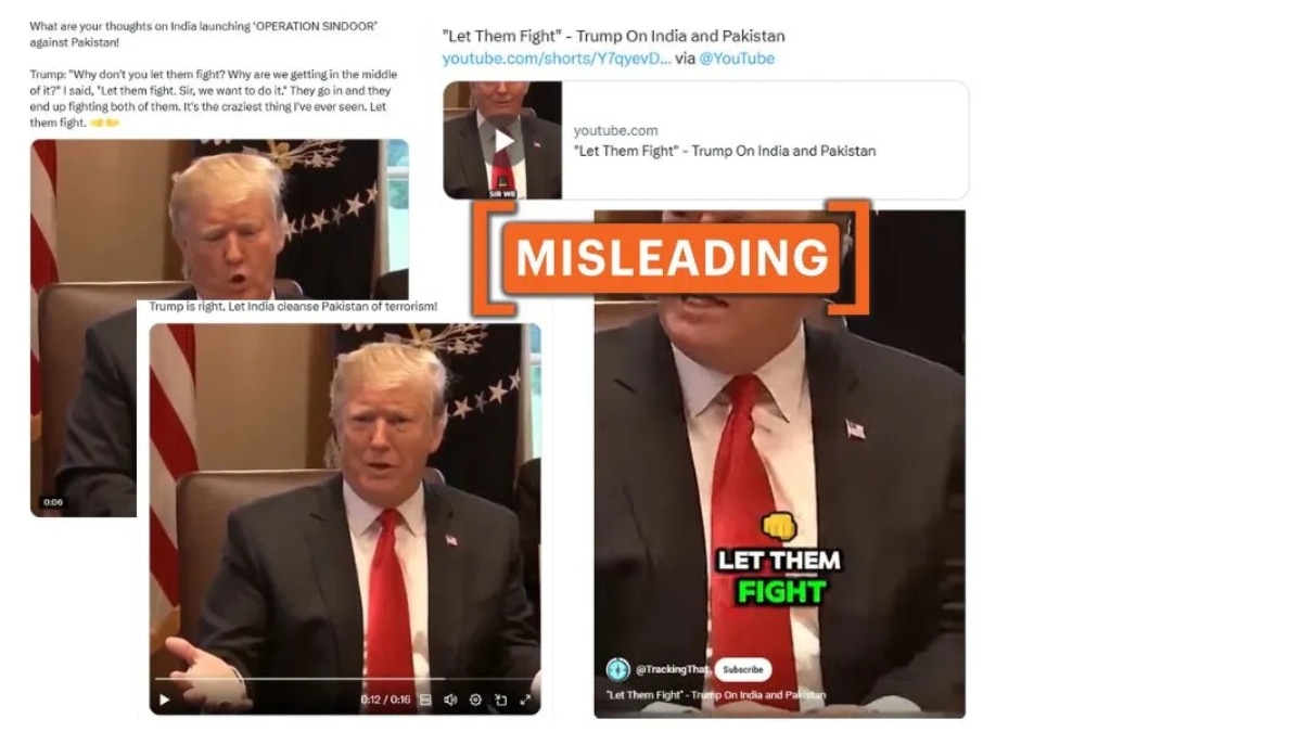 Screenshots of the viral posts circulating on social media. (Source: YouTube/X/Screenshots/Modified by Logically Facts)