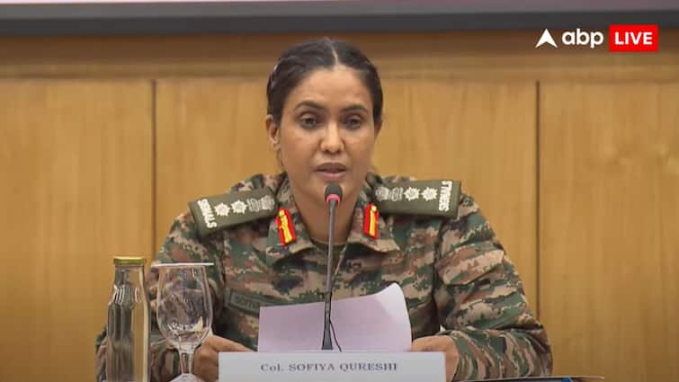 Operation Sindoor Colonel Sofia Qureshi told about Pakistan false allegations against Indian Army Airbase Mosque पाकिस्तान के वो 3 बड़े झूठ, जिन्हें कर्नल सोफिया कुरैशी ने दुनिया के सामने किया बेनकाब
