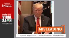 Fact Check: Did Trump Say 'Let Them Fight’ About India-Pakistan Conflict?