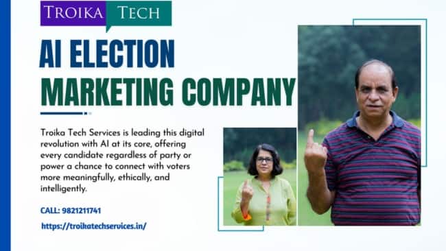 Troika Tech Launches AI Election Marketing for State and Local Polls in India Troika Tech Launches AI Election Marketing for State and Local Polls in India