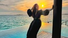 Shivaleeka Oberoi Serves Glam Goddess Vibes In Flowing Black Dress By The Sea