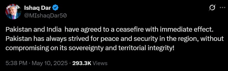India Pakistan Tension: போரை முடிவுக்கு கொண்டு வந்த அமெரிக்கா.. ஒற்றை ட்வீட்டில் ட்ரம்ப் வெளியிட்ட முக்கிய அறிவிப்பு