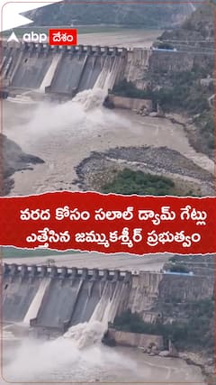 వరద కోసం సలాల్ డ్యామ్ గేట్లు ఎత్తేసిన జమ్ము కశ్మీర్ ప్రభుత్వం