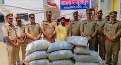 फिरोजाबाद पुलिस ने 178 किलो गांजे के साथ एक आरोपी किया गिरफ्तार, 1.80 करोड़ है इसकी कीमत
