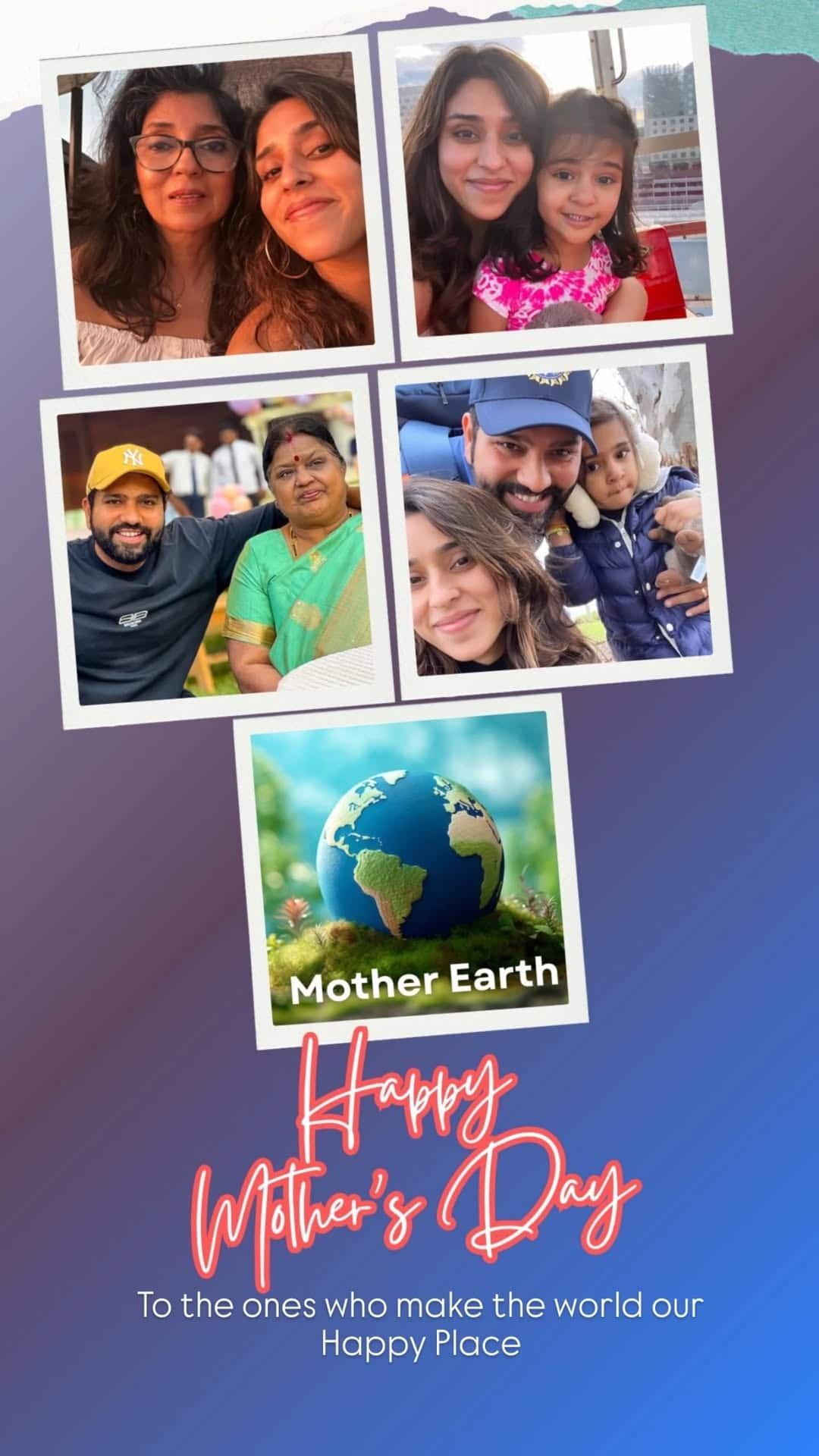 মাতৃদিবসে রোহিতের পোস্ট
