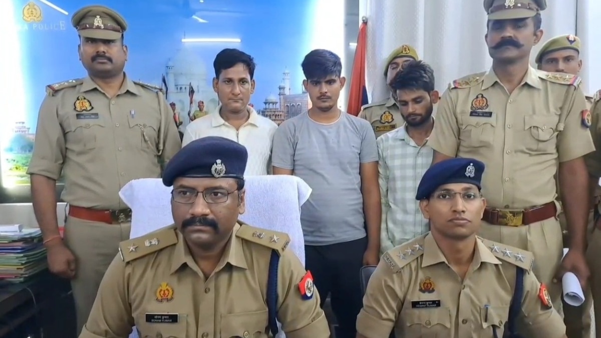 आगरा पुलिस ने पकड़ा गांजे से भरा कंटेनर, मुखबिर से मिली सूचना पर की कार्रवाई, 3 तस्कर गिरफ्तार