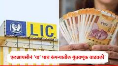 LIC :  एलआयसीनं कोणत्या पाच स्टॉकमध्ये गुंतवणूक वाढवली? अपडेट समोर, देशातील सर्वात मोठ्या बँकेचा समावेश