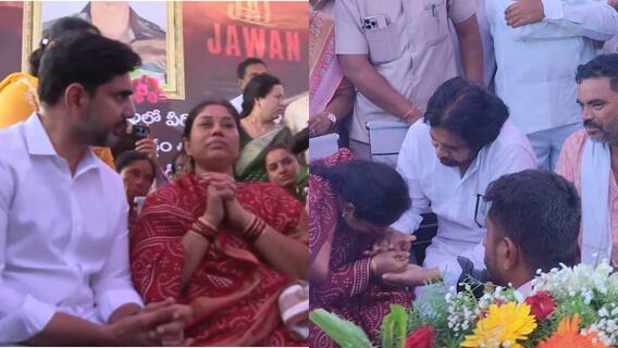 Martyr Murali Nayak funeral: మురళీ నాయక్ కుటుంబసభ్యులను ఓదార్చిన పవన్ కళ్యాణ్, నారా లోకేష్.. అండగా ఉంటామని భరోసా