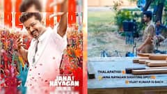 விஜயின் ஜனநாயகன் படப்பிடிப்பு காட்சி இணையத்தில் லீக்...போலீஸ் லுக்கில் விஜய்