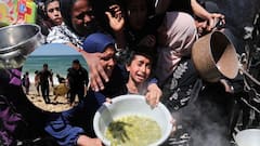 इस्रायलने मानवतावादी मदत अडवल्याने गाझामध्ये भीषण अन्नटंचाई, नागरिकांवर कासवाचं मांस खाण्याची वेळ