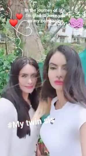 આ દરમિયાન, તેમની જોડિયા બહેન શાયના સુનસારા સાથેની કેટલીક સુંદર અને અભૂતપૂર્વ તસવીરો પ્રકાશમાં આવી છે, જે બંને બહેનો વચ્ચેના અદ્ભુત બંધનને દર્શાવે છે.