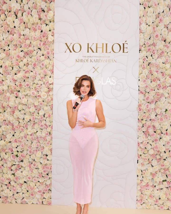 Talking about her business venture, Khloé Kardashian launched her first solo fragrance, XO, Khloé. (All Images: Instagram/@khloekardashian)