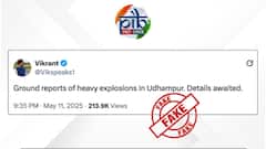 Govt Fact-Checks Viral Claims Of Explosions In Udhampur, Drone Attack In J&K