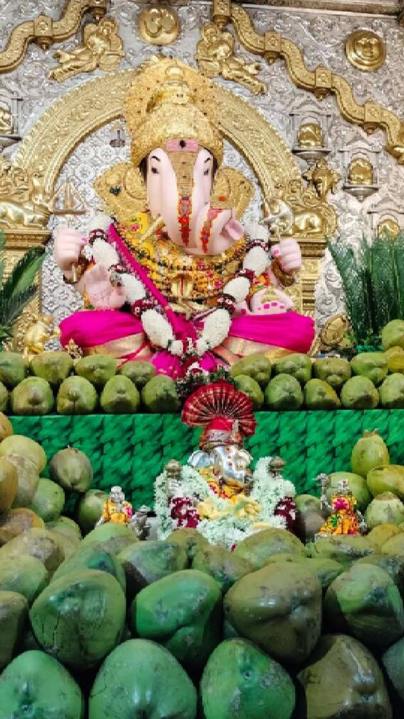 शहाळ्यांमध्ये ‘दगडूशेठ’ गणपती बाप्पा विराजमान!