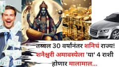 30 वर्षांनंतर शनिचं राज्य आलंय! शनैश्चरी अमावस्येला मकरसह 'या' 4 राशी होणार मालामाल, नोकरीत प्रमोशन, बक्कळ पैसा असेल हाती