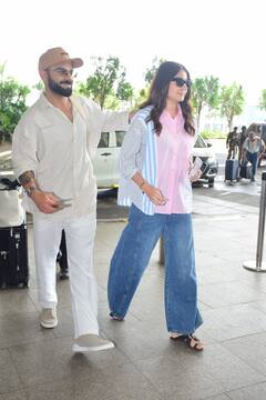 पत्नी अनुष्का शर्मा संग विदेश रवाना हुए विराट कोहली, रिटायरमेंट अनाउंसमेंट के बाद कपल की पहली तस्वीरें आई सामने