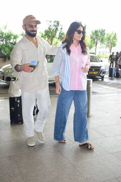 पत्नी अनुष्का शर्मा संग विदेश रवाना हुए विराट कोहली, रिटायरमेंट अनाउंसमेंट के बाद कपल की पहली तस्वीरें आई सामने