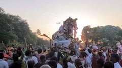 ”கோவிந்தோ கோவிந்தோ” கோஷங்களுடன் முல்லை பெரியாற்றில் இறங்கினார் கள்ளழகர்