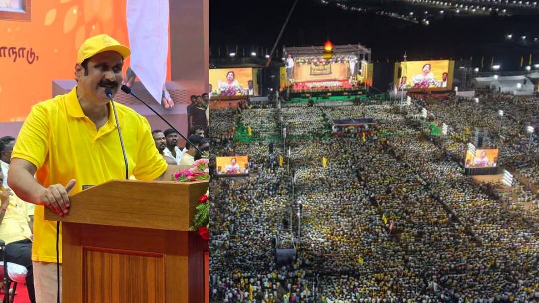 Anbumani Ramadoss: பட்டியல் சமுதாயத்திற்கு இட ஒதுக்கீடு..! வன்னியர் சங்க மாநாட்டில் அன்புமணி ...