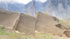 हिमाचल प्रदेश: लाहौल स्पीति के लिंडूर गांव पर संकट, धंस गई 100 बीघा जमीन