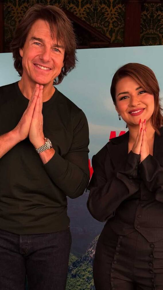 टॉम क्रूज से मिलीं अवनीत कौर, इंडिया को कहा नमस्ते