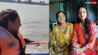 वायरल गर्ल मोनालिसा कर रही है मुंबई दर्शन, फेरी के ले रही हैं मजे, वीडियो वायरल