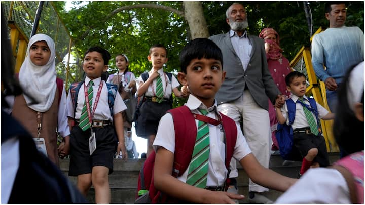 Several educational institutions reopen in the non-border districts of Jammu as well as Kashmir in the aftermath of the ceasefire announcement between India and Pakistan.