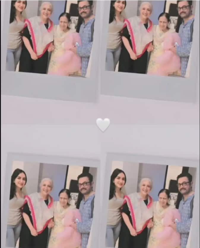 आमिर खान की गर्लफ्रेंड गौरी स्प्रैट ने एक्टर की फैमिली के साथ सेलिब्रेट किया मदर्स डे, फोटोज में एंजॉय करती आईं नजर