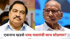 Eknath Khadse : नाथाभाऊ शरद पवारांची साथ सोडणार? अजितदादांच्या राष्ट्रवादीत जाण्याच्या चर्चांवर एकनाथ खडसे स्पष्टच बोलले